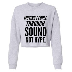 Audio Engineer Cropped Pullover Crew