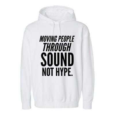 Audio Engineer Garment-Dyed Fleece Hoodie