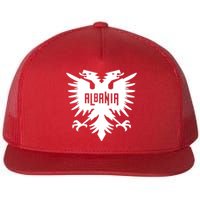 Albanian Eagle Flat Bill Trucker Hat