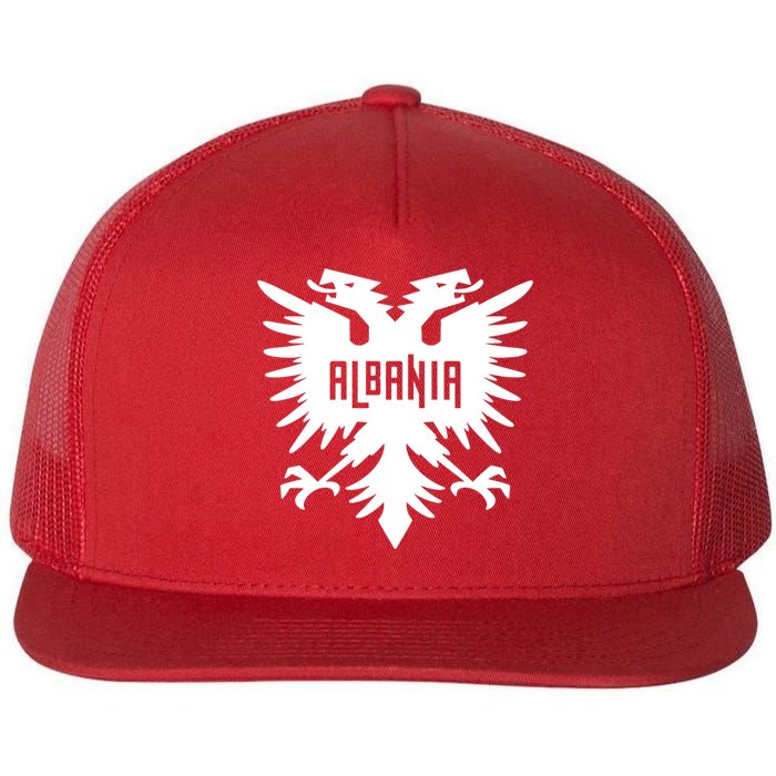 Albanian Eagle Flat Bill Trucker Hat