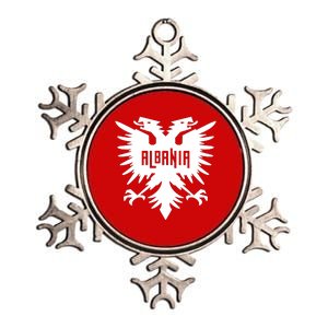 Albanian Eagle Metallic Star Ornament