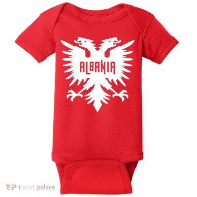Albanian Eagle Baby Bodysuit