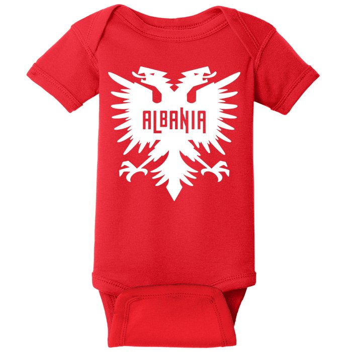 Albanian Eagle Baby Bodysuit