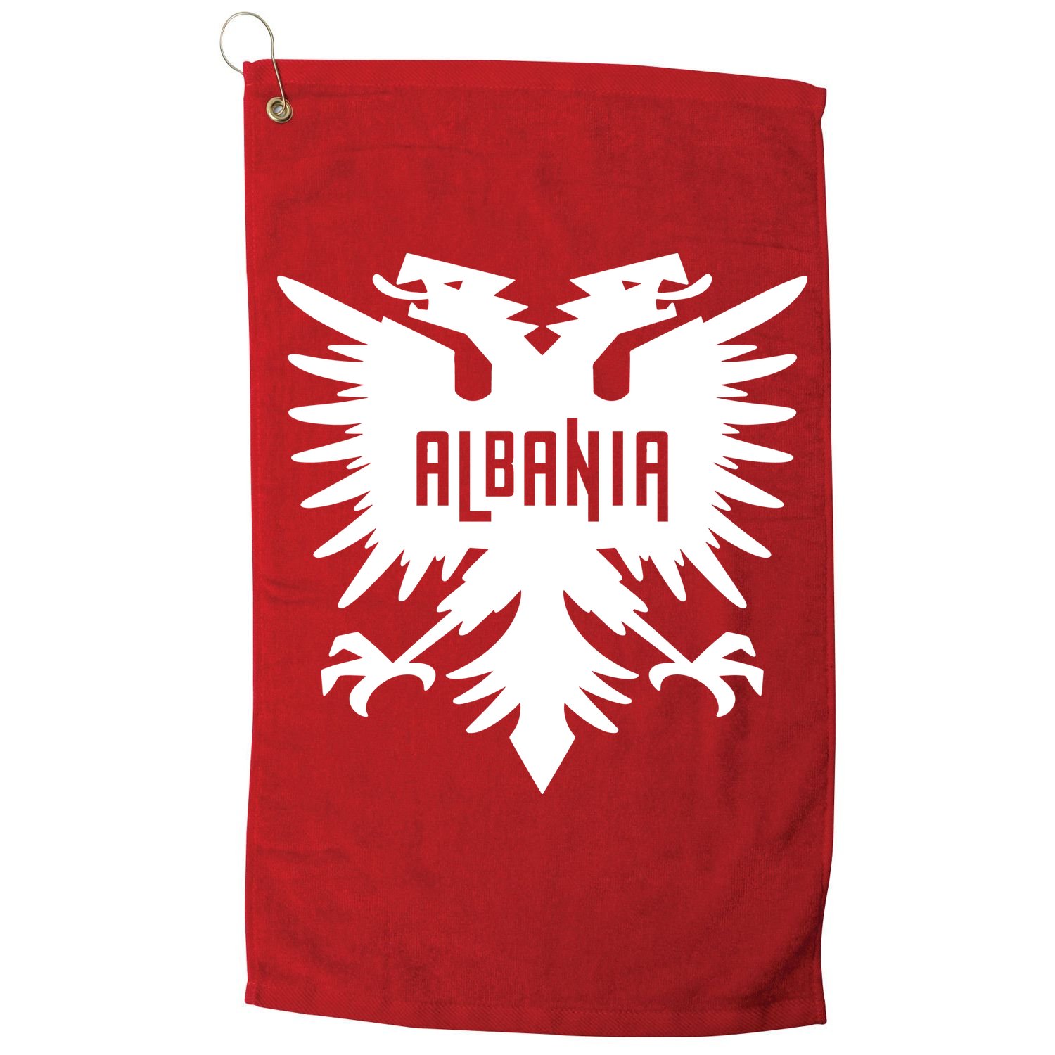 Albanian Eagle Golf Towel