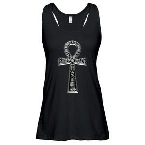 Ancient Egyptian Ankh Ladies Essential Flowy Tank