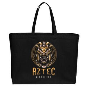 Ancient Ethnic Aztec Warrior Skull People Civilization Gift Cotton Canvas Jumbo Tote