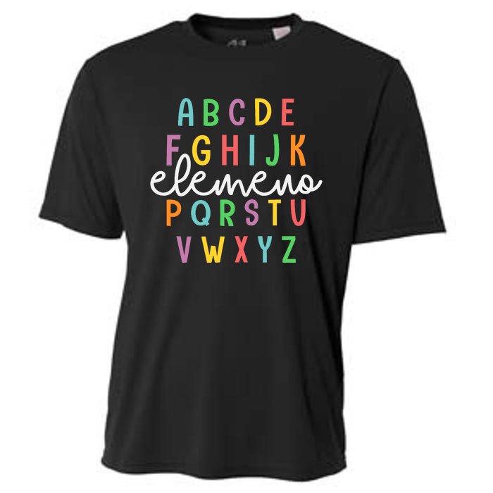 Abc Elemeno Alphabet Kindergarten Teachers Back To School Cooling Performance Crew T-Shirt