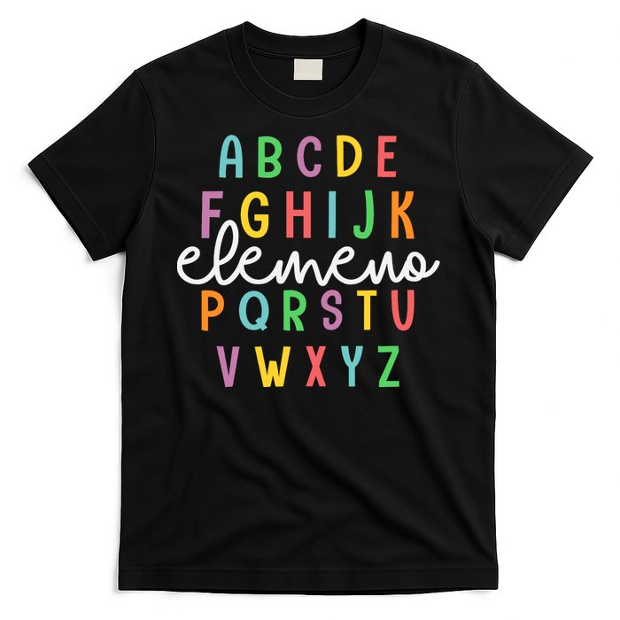 Abc Elemeno Alphabet Kindergarten Teachers Back To School T-Shirt