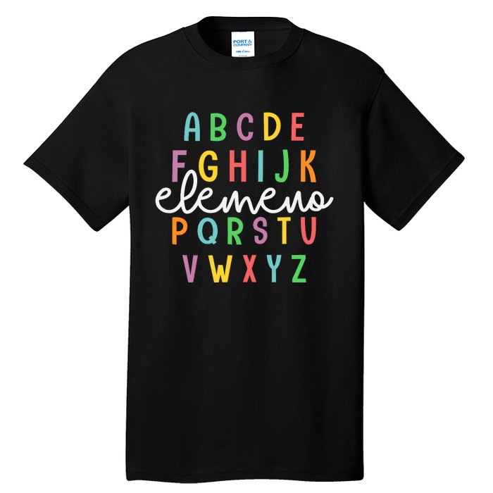 Abc Elemeno Alphabet Kindergarten Teachers Back To School Tall T-Shirt