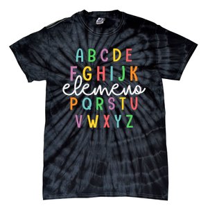 Abc Elemeno Alphabet Kindergarten Teachers Back To School Tie-Dye T-Shirt