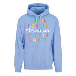 Abc Elemeno Alphabet Kindergarten Teachers Back To School Unisex Surf Hoodie