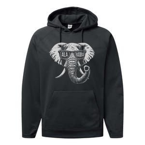 Alabama Elephant Performance Fleece Hoodie