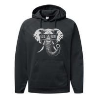 Alabama Elephant Performance Fleece Hoodie