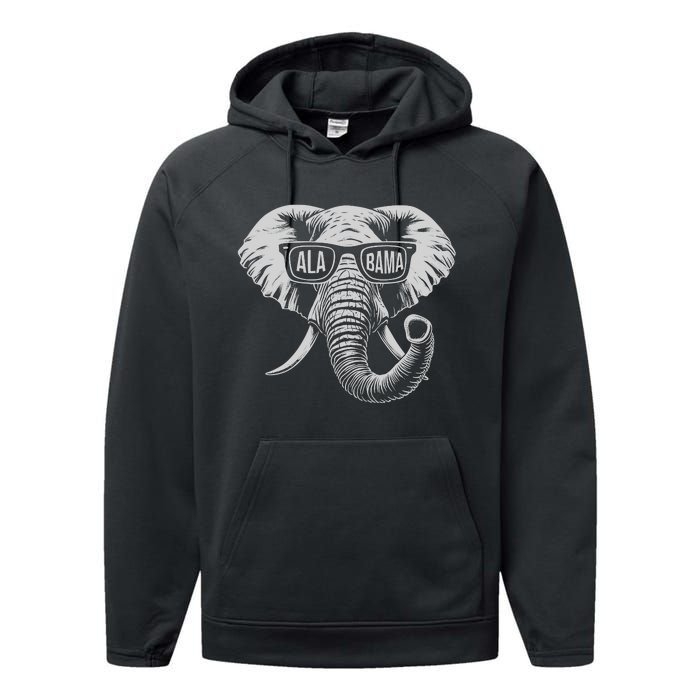 Alabama Elephant Performance Fleece Hoodie