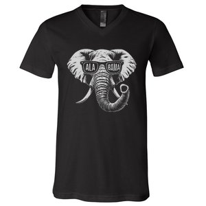 Alabama Elephant V-Neck T-Shirt