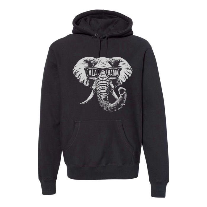 Alabama Elephant Premium Hoodie