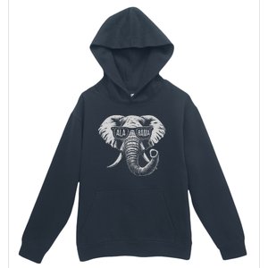 Alabama Elephant Urban Pullover Hoodie