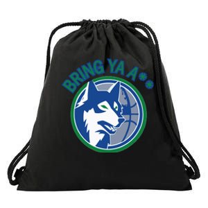 Anthony Edwards Bring Ya Ass Drawstring Bag