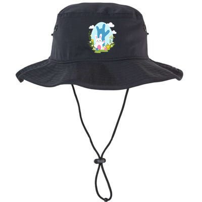 Asl Easter Bunny Reflection I Love You Hand Sign Language Bucket Hat