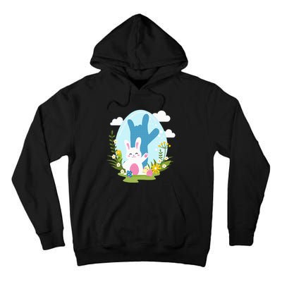 Asl Easter Bunny Reflection I Love You Hand Sign Language Tall Hoodie