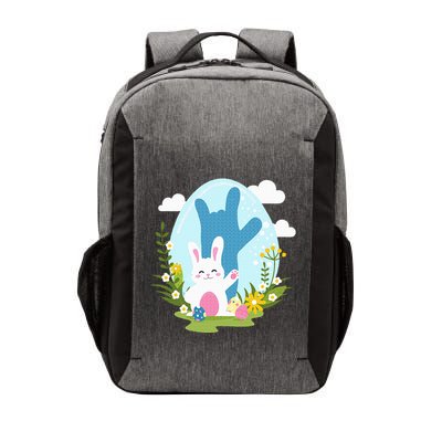 Asl Easter Bunny Reflection I Love You Hand Sign Language Vector Backpack