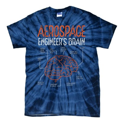 Aerospace Engineering Brain For Aerospace Engineer Tie-Dye T-Shirt