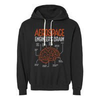 Aerospace Engineering Brain For Aerospace Engineer Garment-Dyed Fleece Hoodie