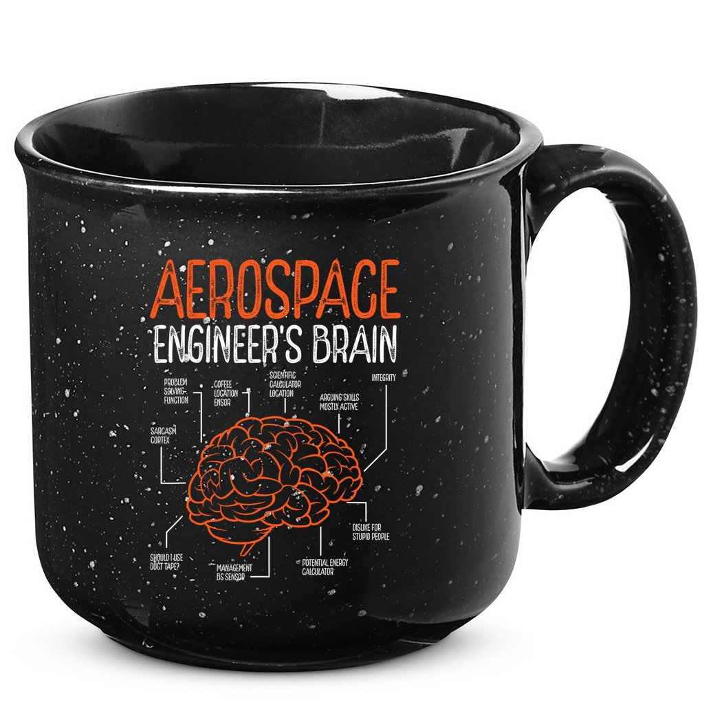 Aerospace Engineering Brain For Aerospace Engineer 15oz Campfire Ceramic Mug