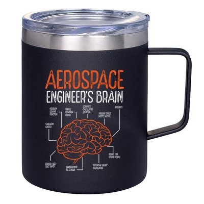 Aerospace Engineering Brain For Aerospace Engineer 12oz Stainless Steel Coffee Mug