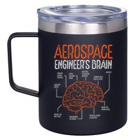 Aerospace Engineering Brain For Aerospace Engineer 12oz Stainless Steel Coffee Mug