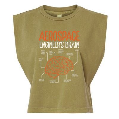 Aerospace Engineering Brain For Aerospace Engineer Garment-Dyed Women's Muscle Tee