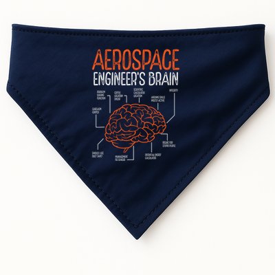 Aerospace Engineering Brain For Aerospace Engineer USA-Made Doggie Bandana