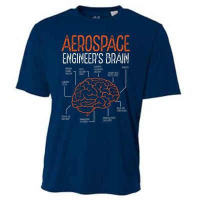 Aerospace Engineering Brain For Aerospace Engineer Cooling Performance Crew T-Shirt