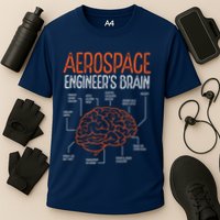 Aerospace Engineering Brain For Aerospace Engineer Performance Shirt