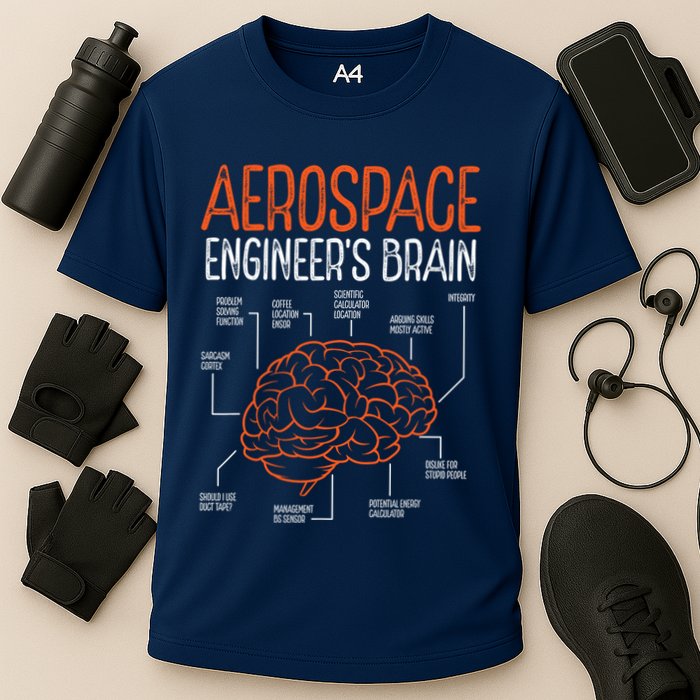 Aerospace Engineering Brain For Aerospace Engineer Performance Shirt