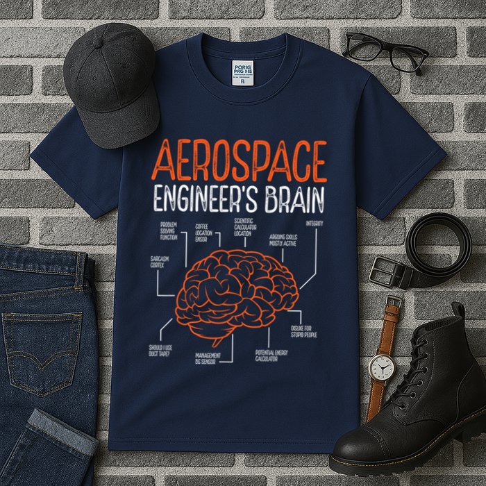 Aerospace Engineering Brain For Aerospace Engineer Tall T-Shirt