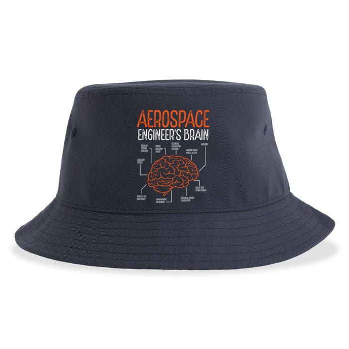 Aerospace Engineering Brain For Aerospace Engineer Sustainable Bucket Hat