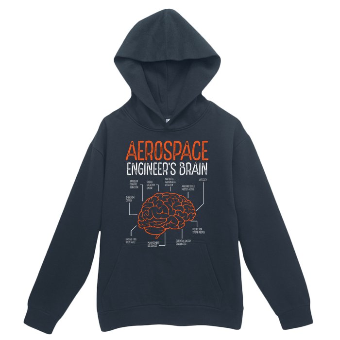 Aerospace Engineering Brain For Aerospace Engineer Urban Pullover Hoodie