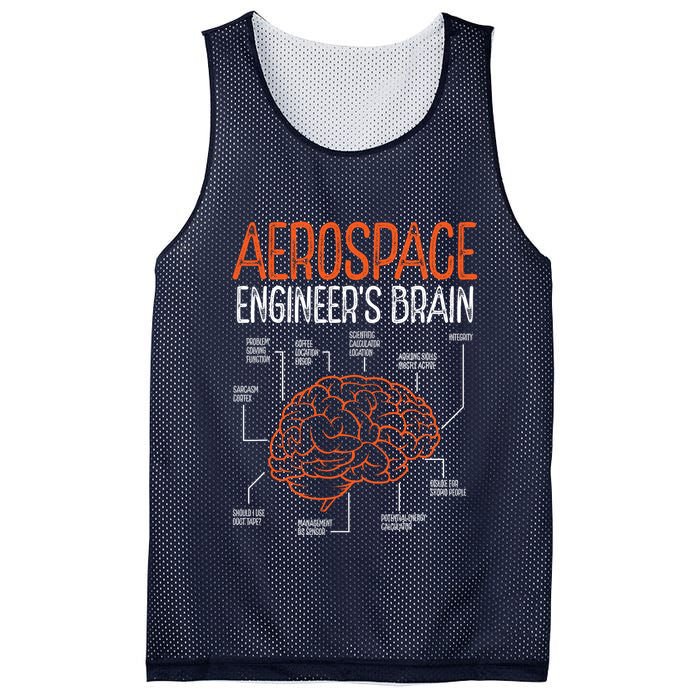Aerospace Engineering Brain For Aerospace Engineer Mesh Reversible Basketball Jersey Tank