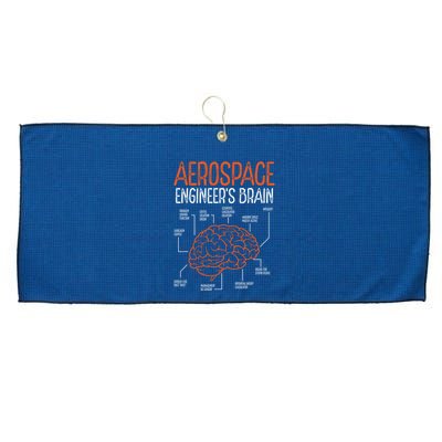Aerospace Engineering Brain For Aerospace Engineer Large Microfiber Waffle Golf Towel