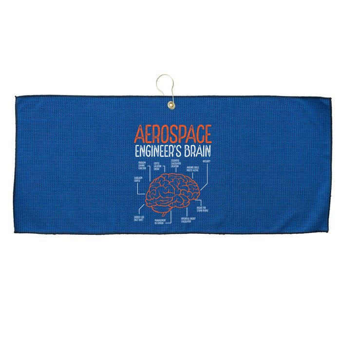 Aerospace Engineering Brain For Aerospace Engineer Large Microfiber Waffle Golf Towel