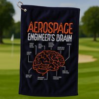 Aerospace Engineering Brain For Aerospace Engineer Golf Towel