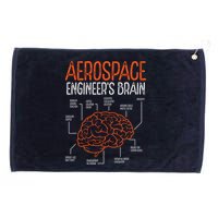 Aerospace Engineering Brain For Aerospace Engineer Grommeted Golf Towel