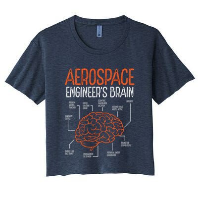 Aerospace Engineering Brain For Aerospace Engineer Crop Top