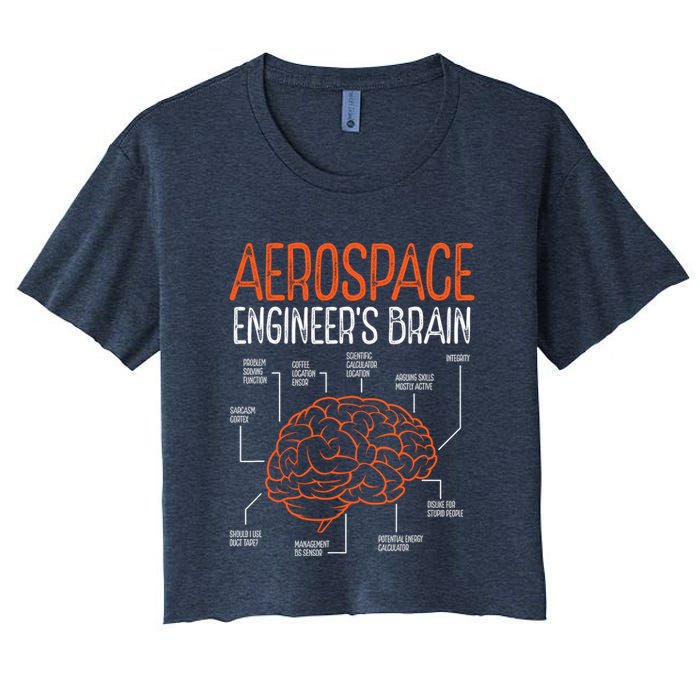 Aerospace Engineering Brain For Aerospace Engineer Crop Top