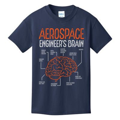 Aerospace Engineering Brain For Aerospace Engineer Kids T-Shirt
