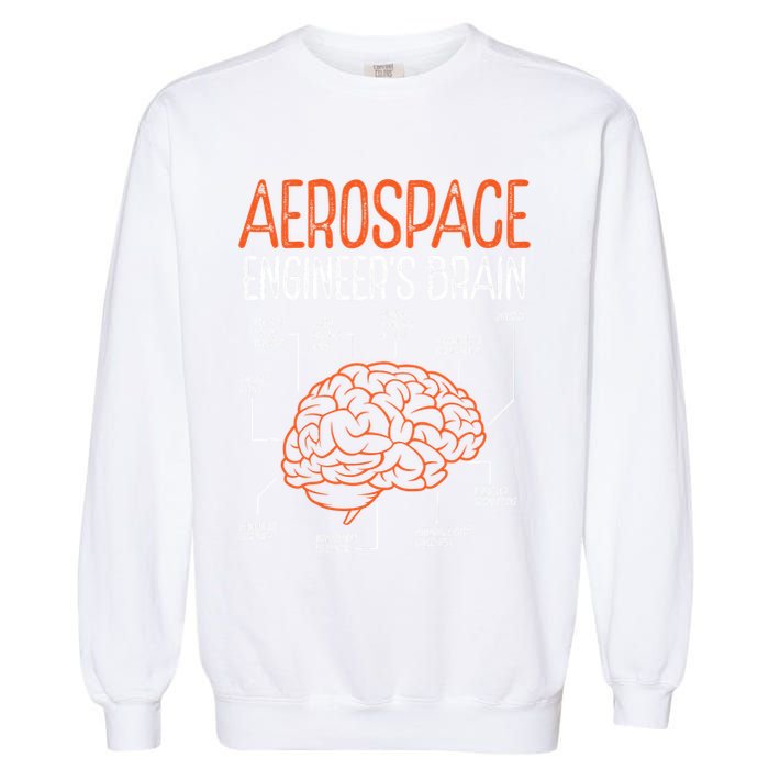 Aerospace Engineering Brain For Aerospace Engineer Garment-Dyed Sweatshirt