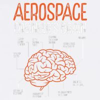 Aerospace Engineering Brain For Aerospace Engineer Garment-Dyed Sweatshirt