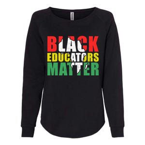 African Educators Black History Month Black Educators Matter Gift Womens California Wash Sweatshirt