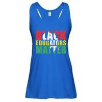 African Educators Black History Month Black Educators Matter Gift Ladies Essential Flowy Tank